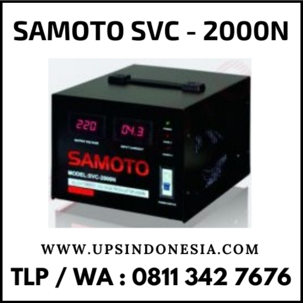 STABILIZER TEGANGAN TERMURAH SAMOTO 2000VA