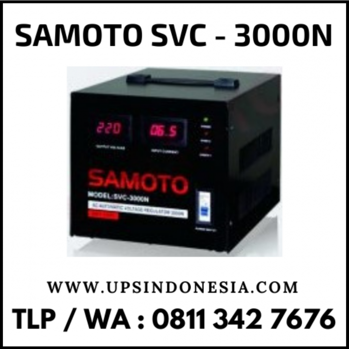 STABILIZER TEGANGAN TERMURAH SAMOTO 3000VA